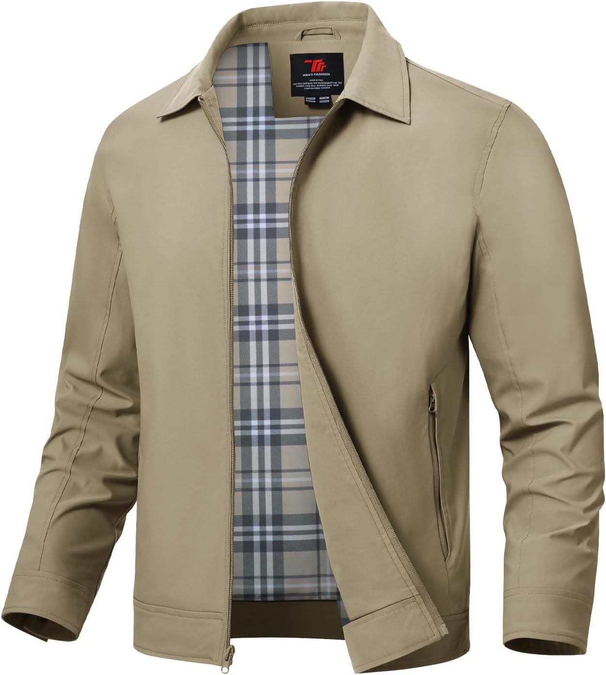 TBMPOY Mens Lightweight Jackets for Casual Work and Golf