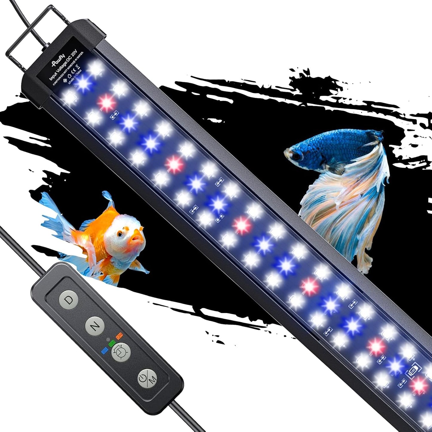 Pawfly 33W Aquarium LED Light for 48 to 54 Inch Tanks