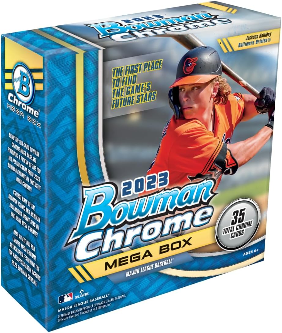 2023 Bowman Chrome Baseball Mega Box - Collectible Trading Cards