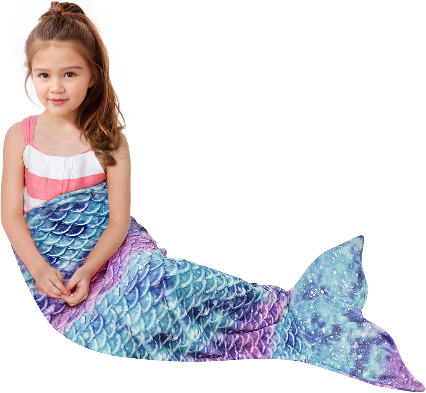 Catalonia Mermaid Tail Blanket - Super Soft Snuggle Blanket for Kids