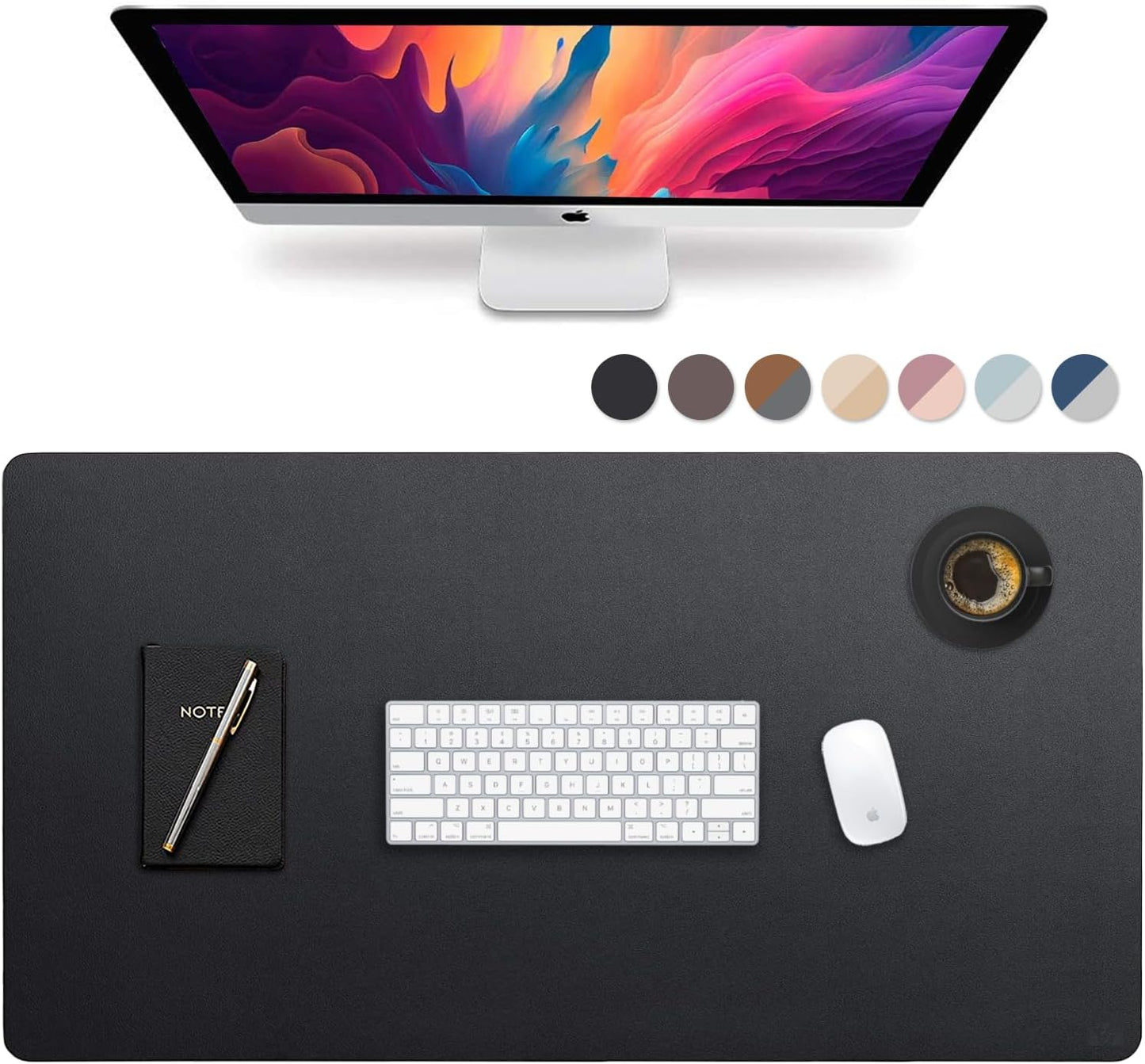 Vine Creations Large Leather Desk Mat - Perfect Desk Protector