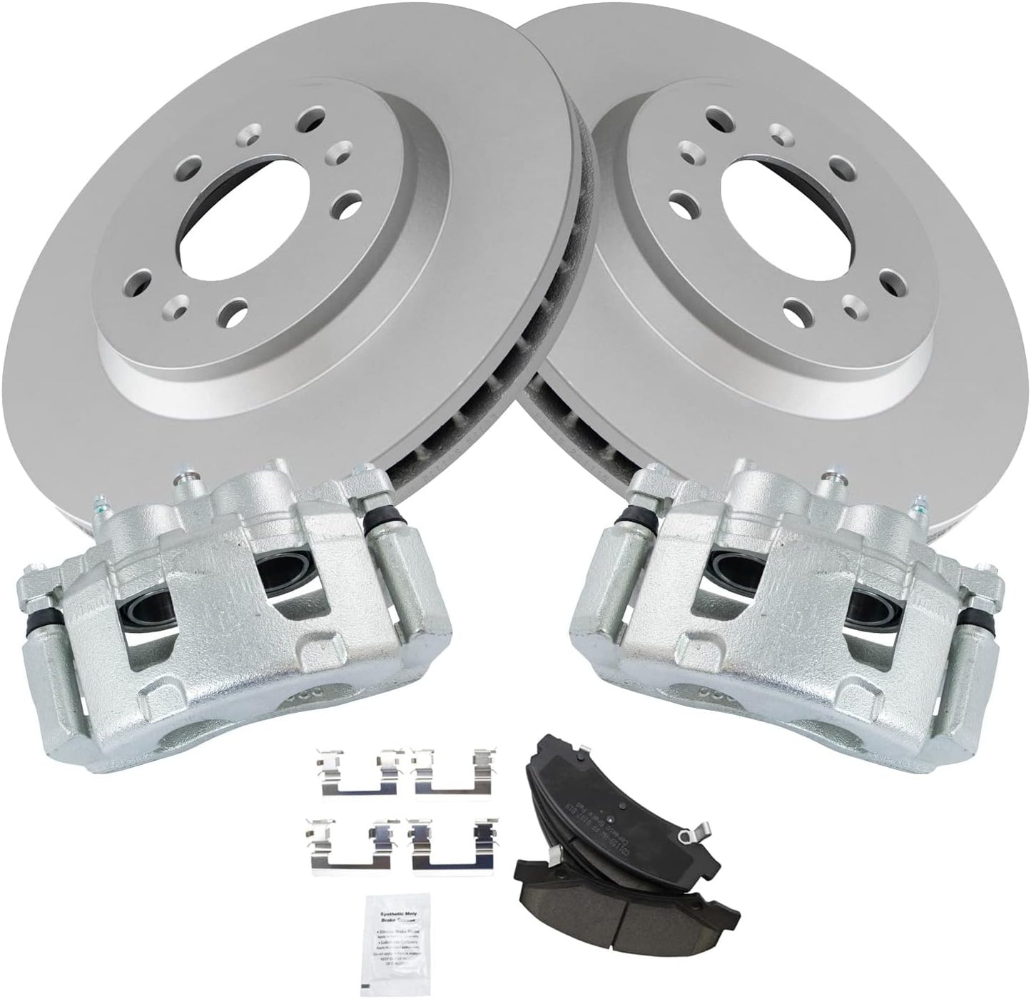 TRQ Front Brake Pad & Rotor Kit for Buick Lucerne & Impala