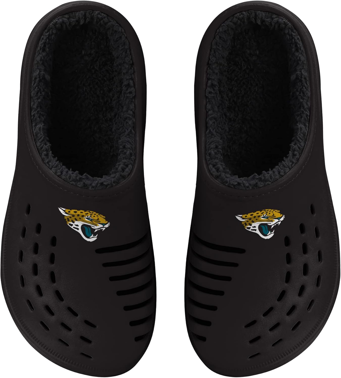 FOCO Men's NFL Sherpa Lined Big Logo Clog for Ultimate Comfort