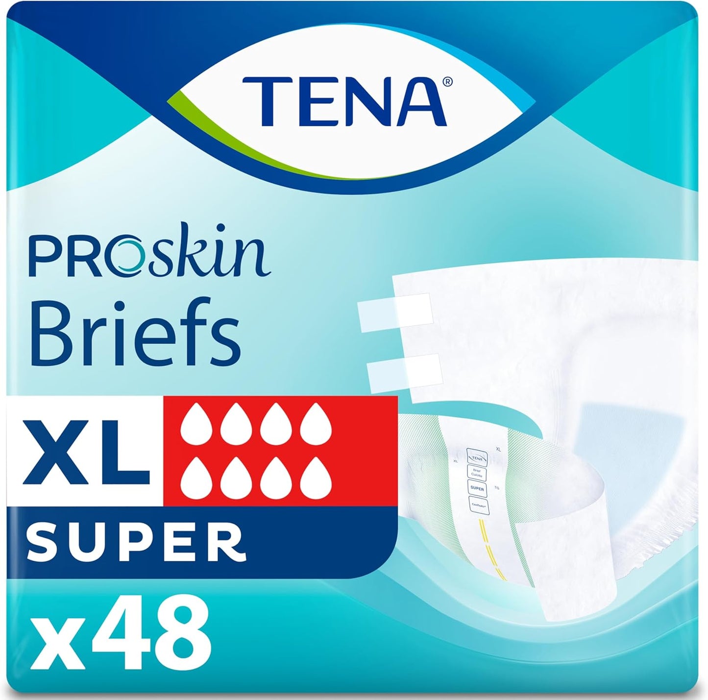 TENA ProSkin X-Large Diapers - 48 ct, Maximum Absorbency