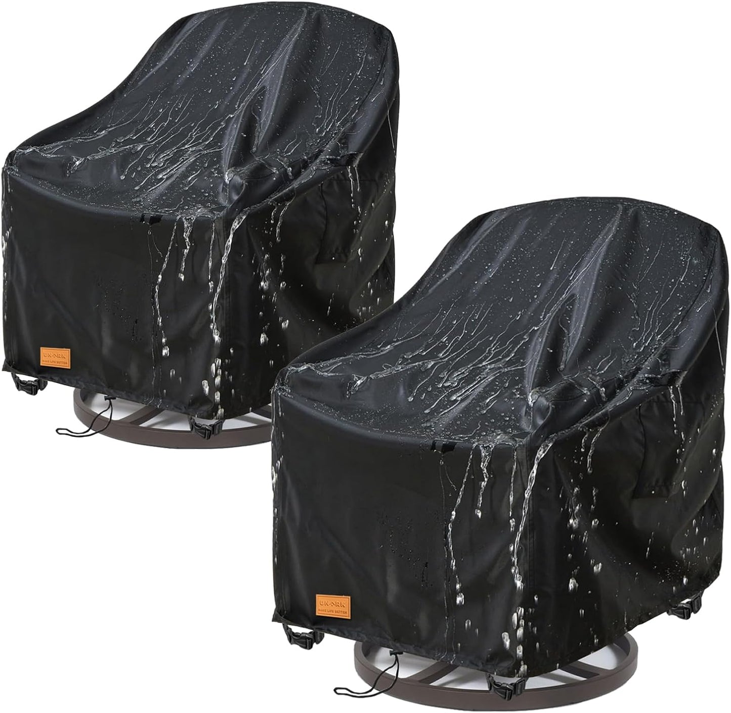 Outdoor Swivel Chair Covers Waterproof for Heavy Duty Protection