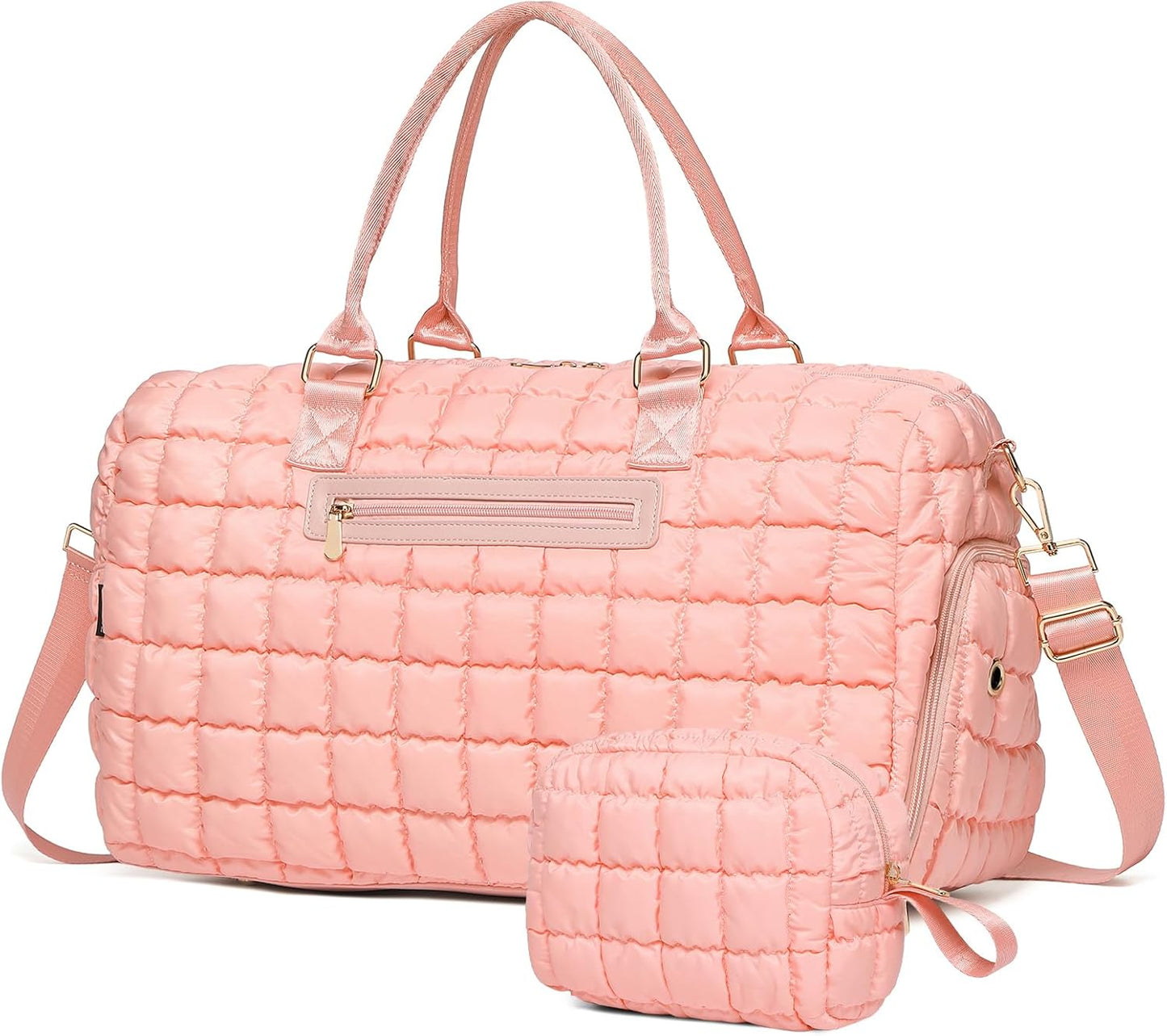 Duffle Bag for Travel with Shoe Compartment and Toiletry Bag
