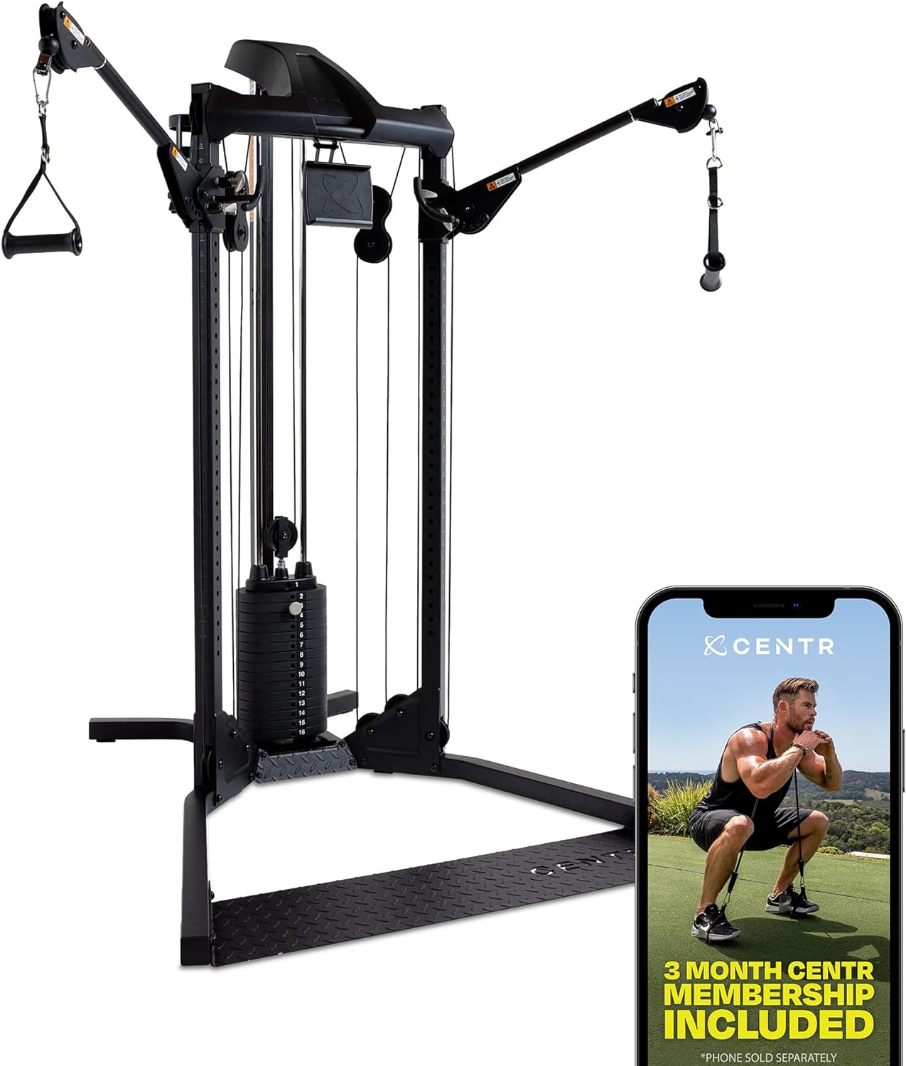 CENTR Home Gym Functional Trainer - Full Body Fitness Power