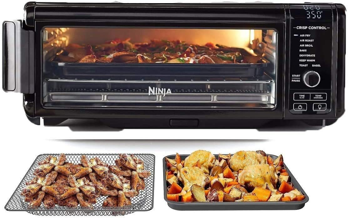 Ninja SP101 Foodi 8-in-1 Air Fry XL Oven - Dehydrate, Keep Warm, 1800w, Piano Black