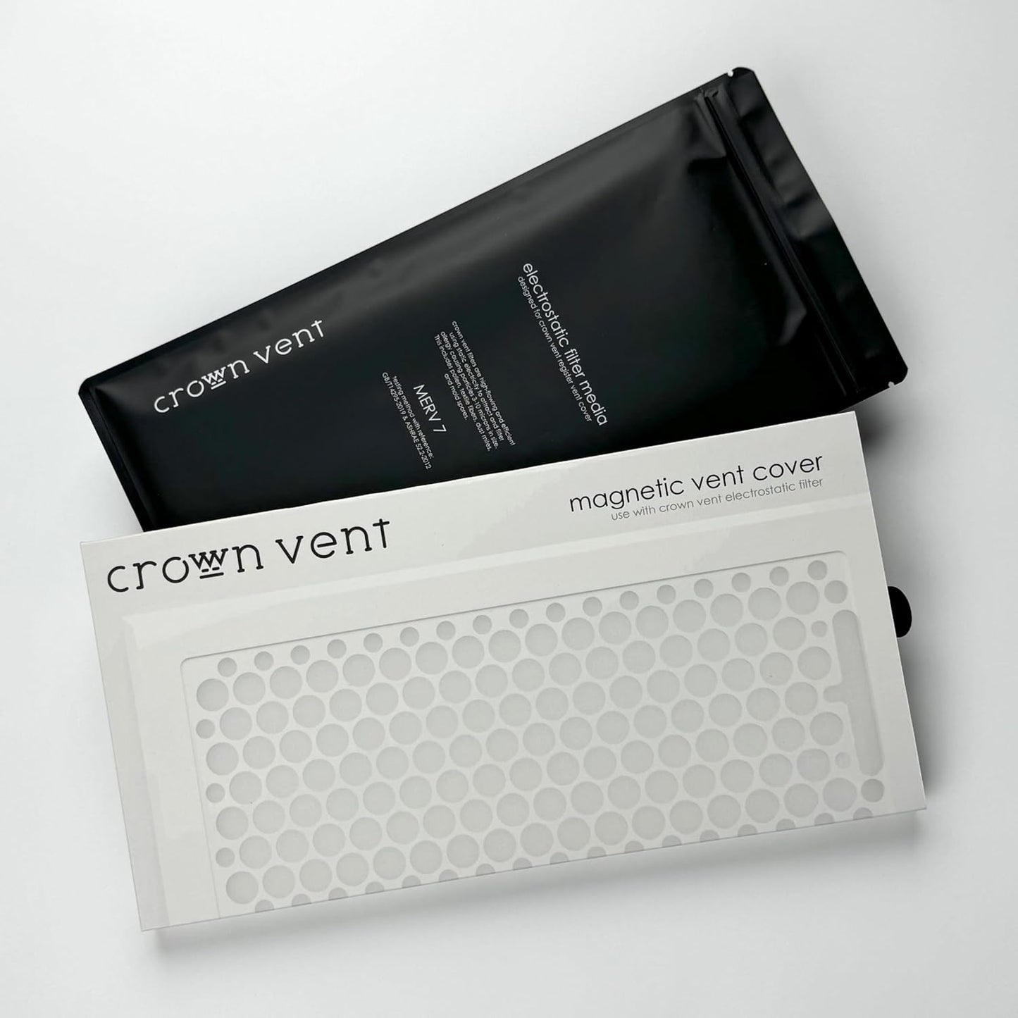 Magnetic Register Cover with Electrostatic Filter for Size 4 Vents