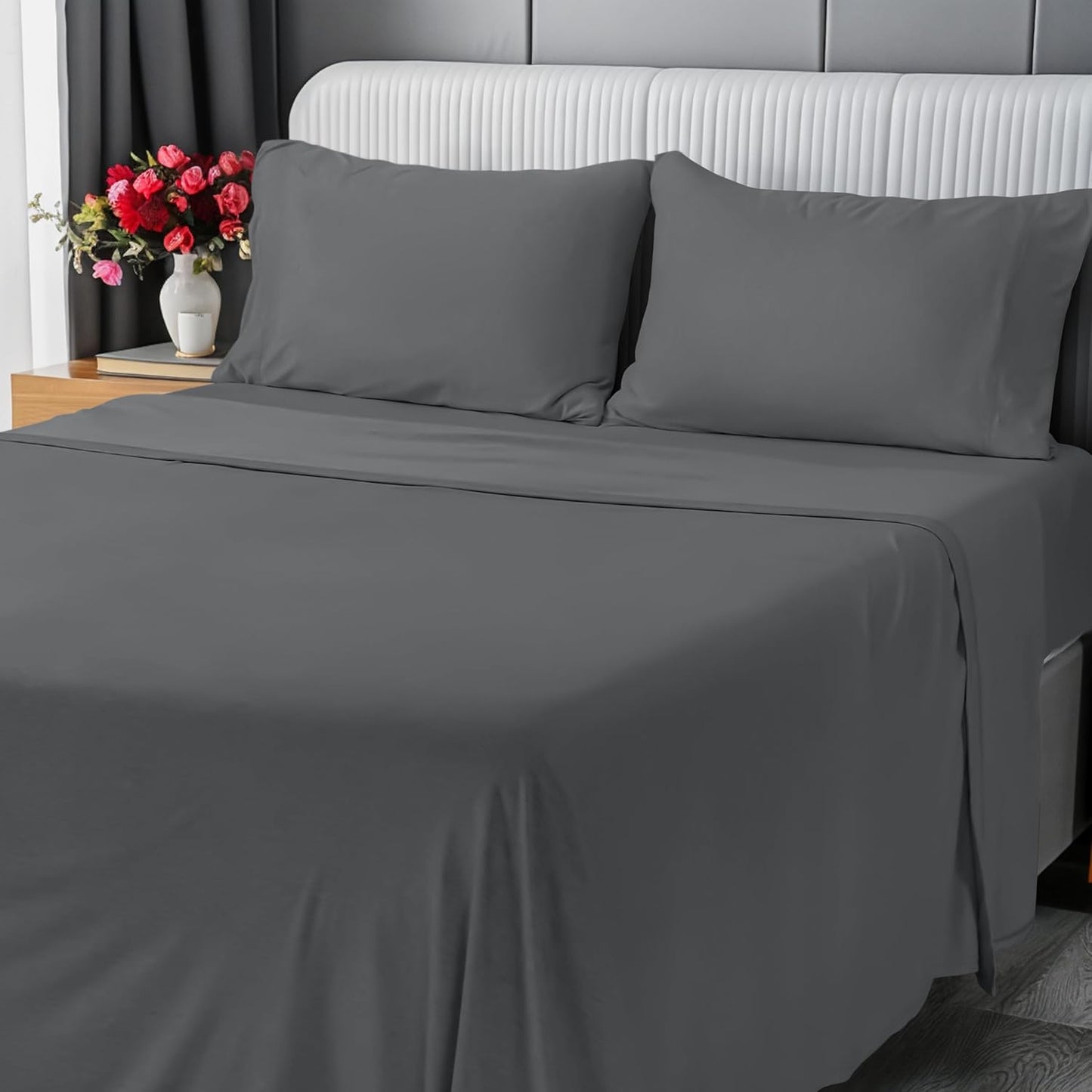 Utopia Bedding King Sheet Set - Soft Jersey Knit Cotton Sheets