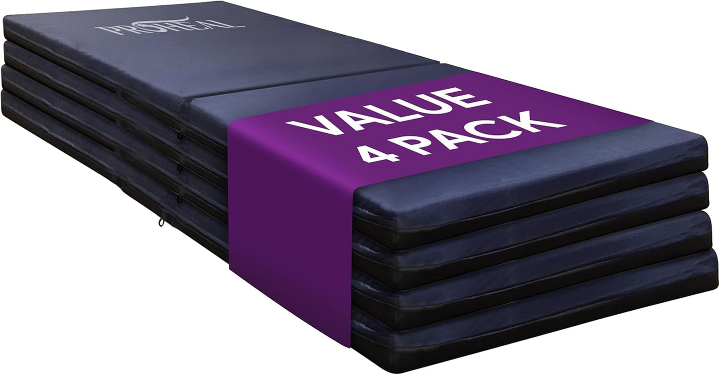 ProHeal High-Density Fall Prevention Mat - 4 Pack