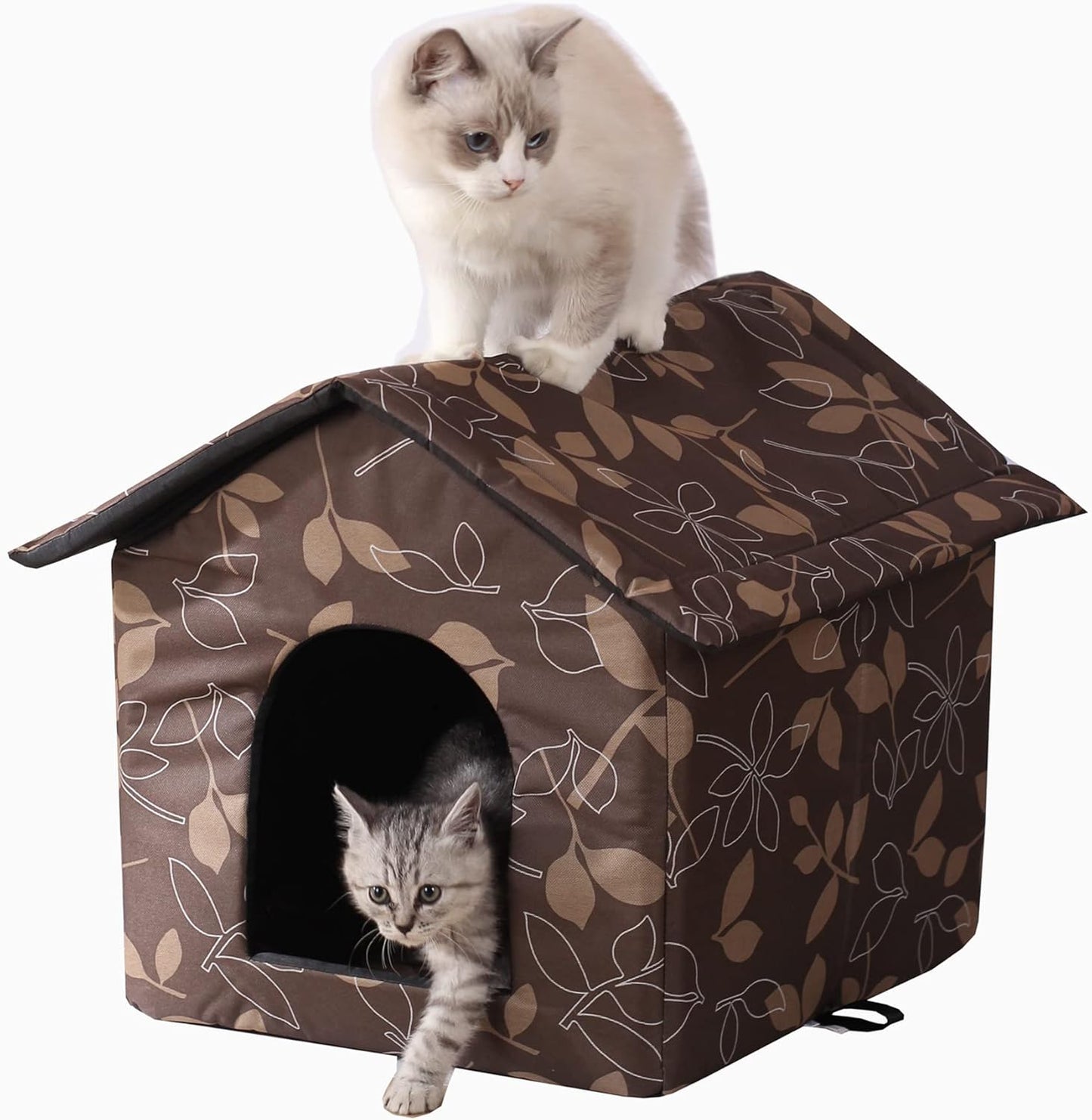 Outdoor Cat House for Indoor and Outdoor Use - Waterproof Shelter