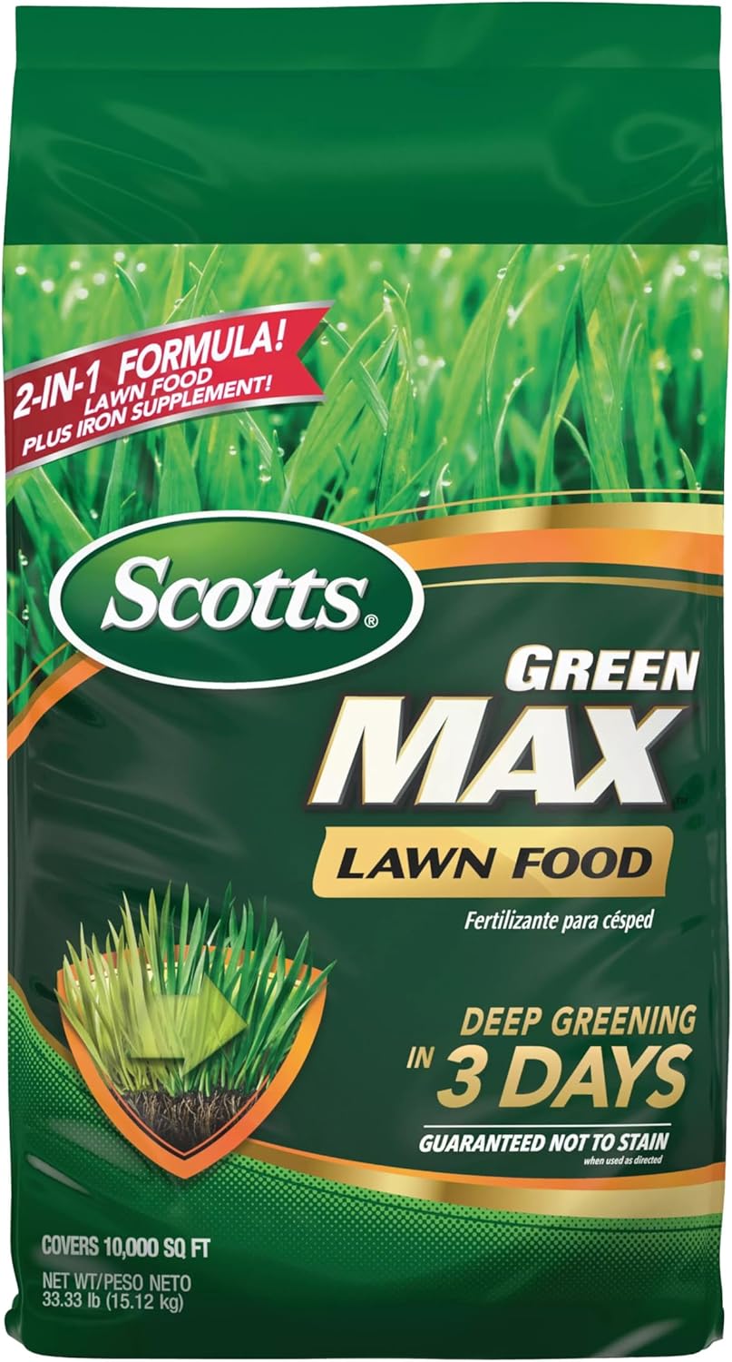 Scotts Green Max Lawn Food for Lush, Greener Grass Growth