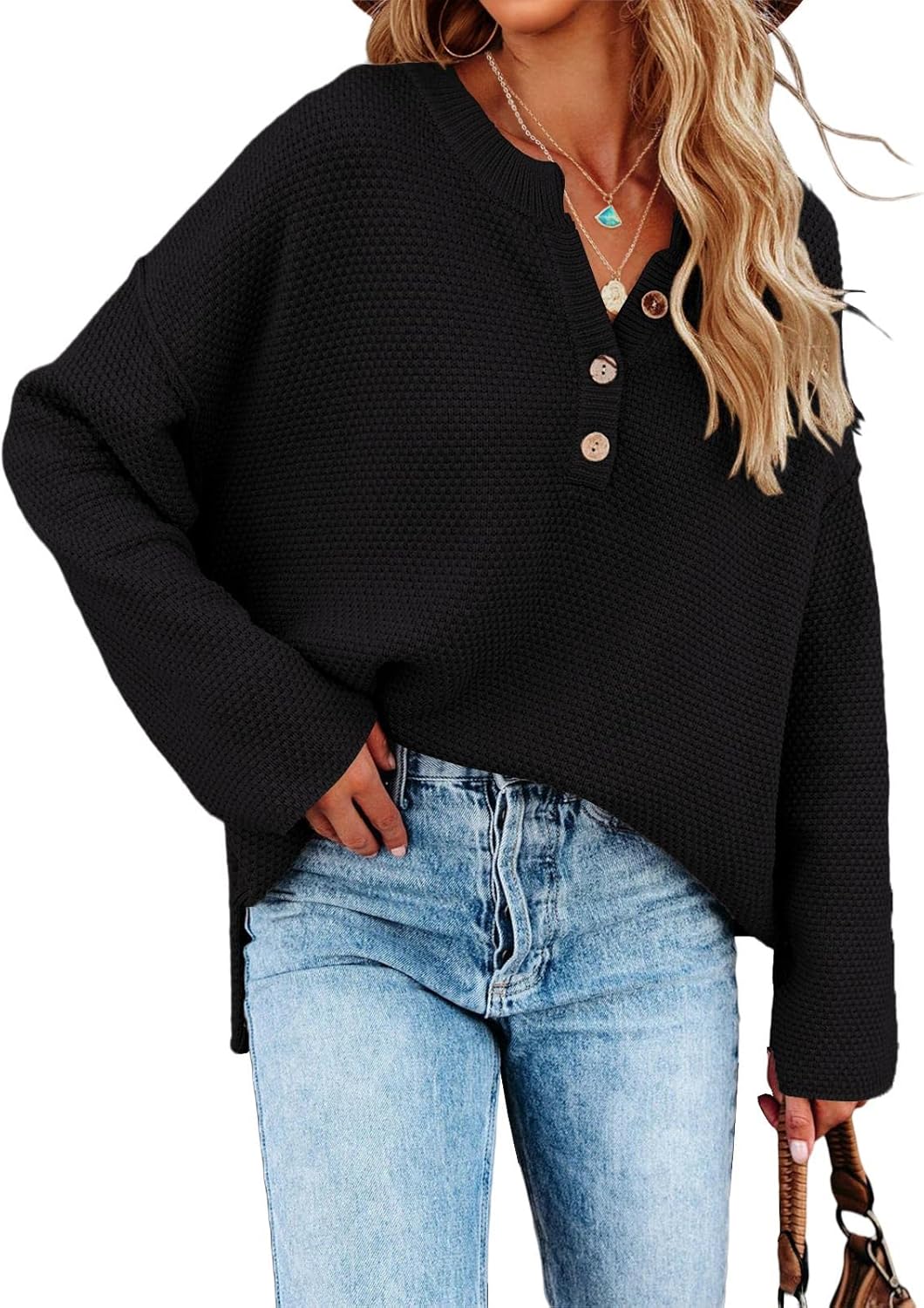 Saodimallsu Women's Oversized Sweaters for Cozy Style