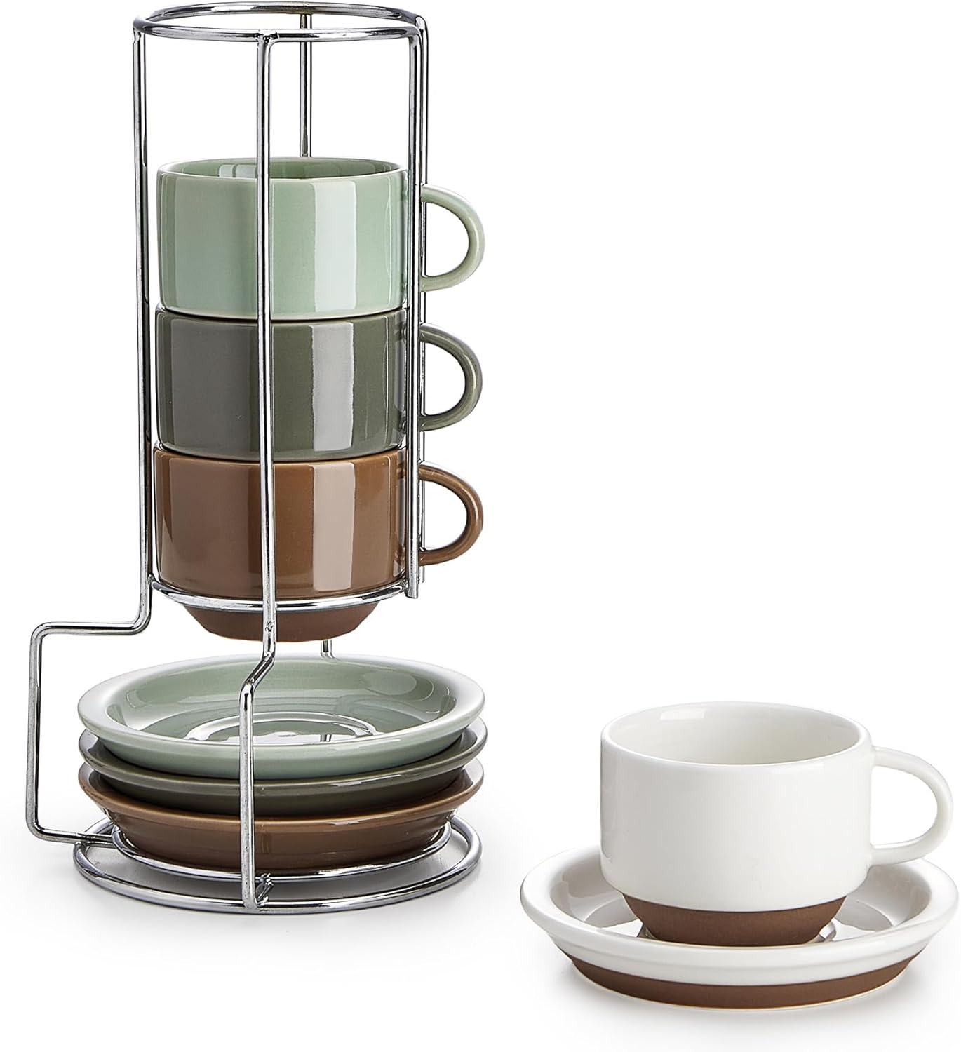 Sweese 2.5 Ounce Espresso Cups Set of 4 for Coffee Lovers