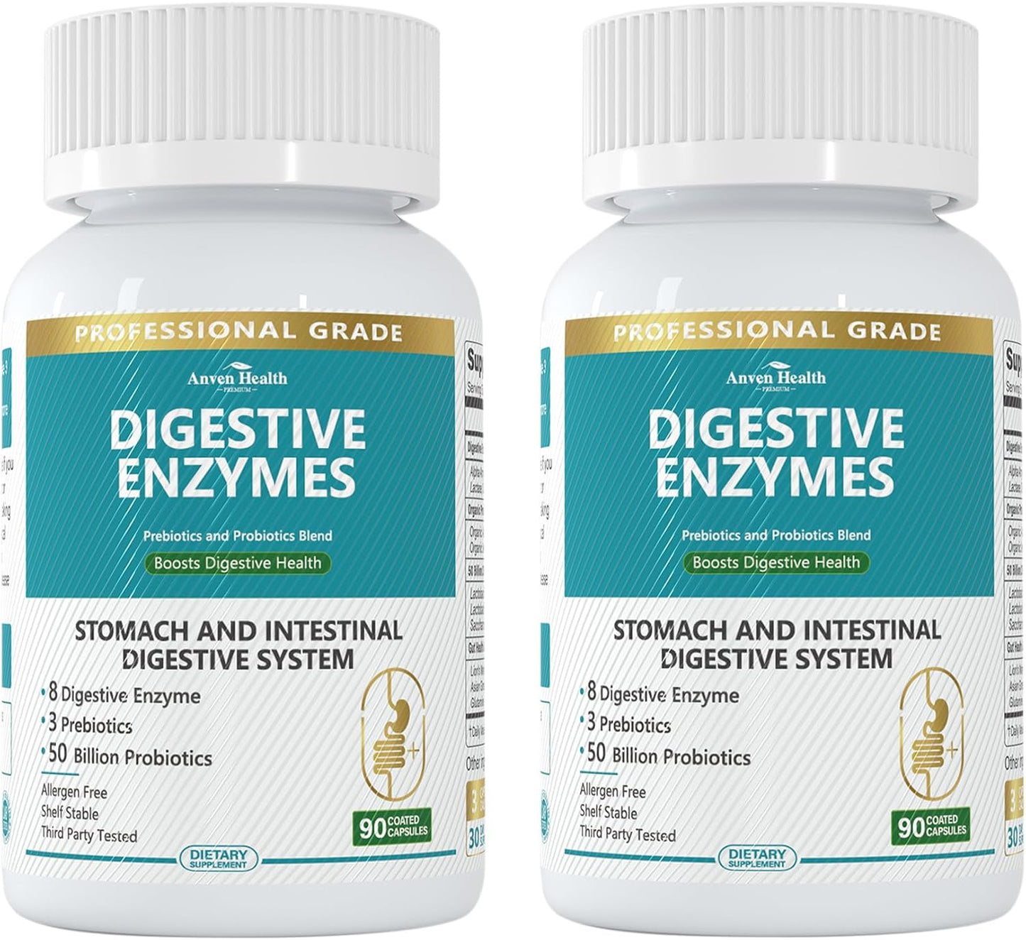 800mg Digestive Enzymes for Men and Women with Probiotics