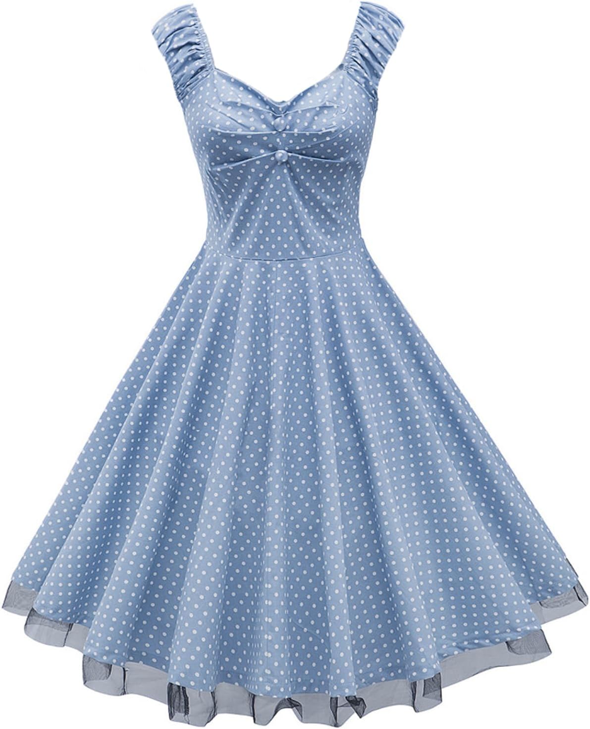 Nihsatin Vintage 1950s Retro Rockabilly Swing Dress Review