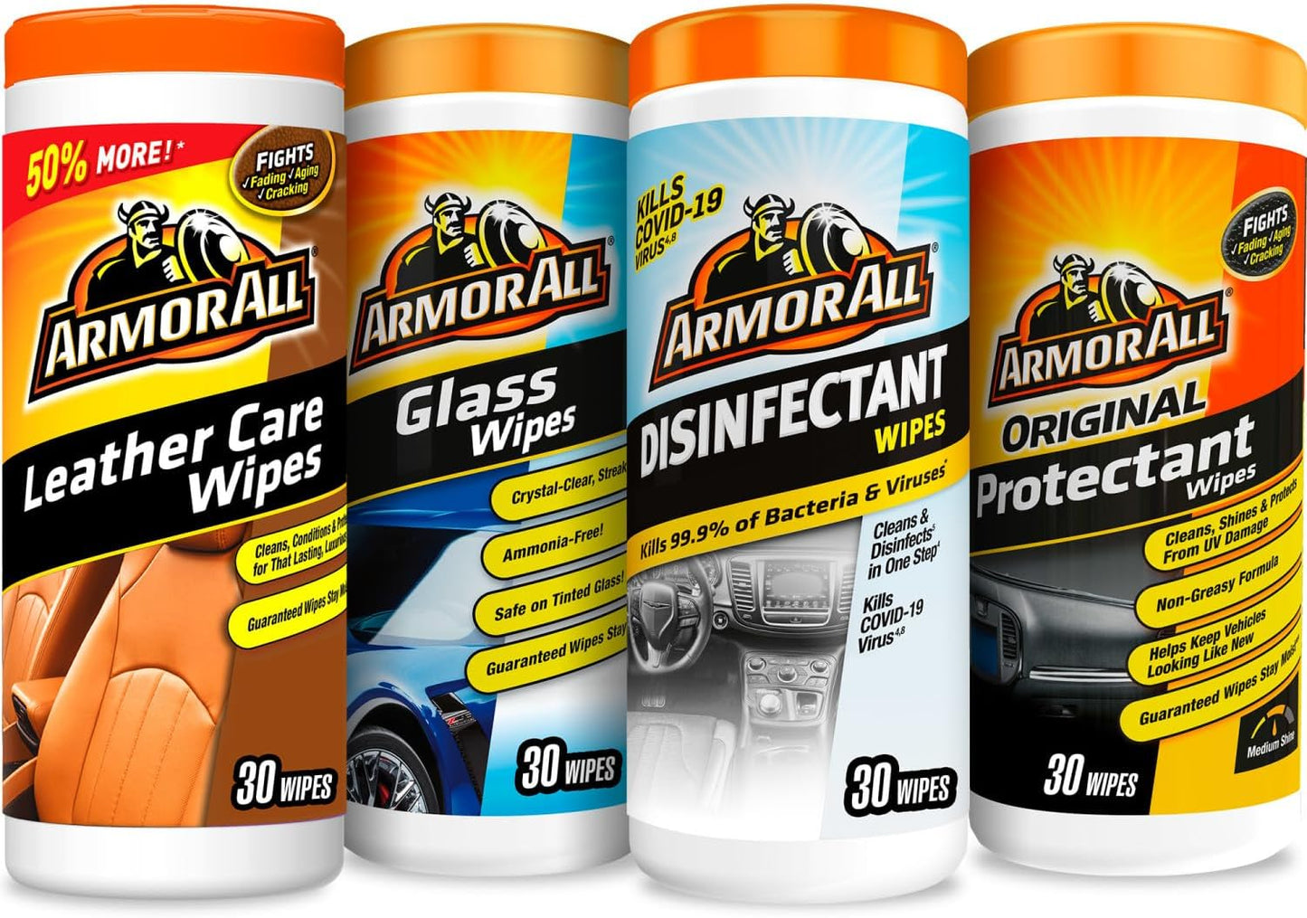 Armor All Car Interior Cleaning Kit - Disinfects, Protects & Cleans!
