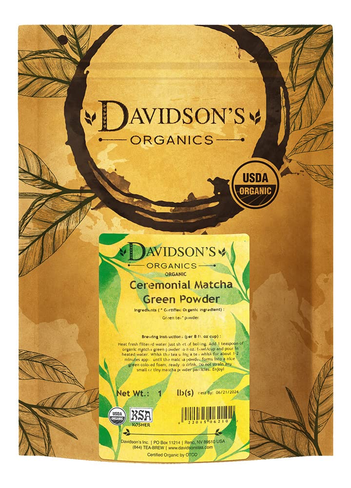 Ceremonial Matcha Powder Loose Leaf Tea for Wellness and Flavor