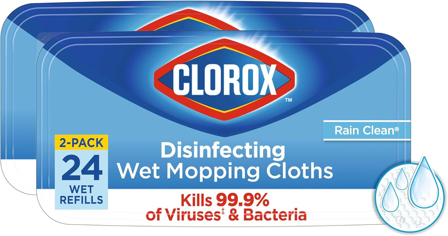 Clorox Wet Mop Pads: Rain Clean Disinfection