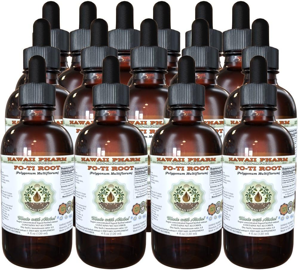 Organic Fo-Ti Root Alcohol-Free Liquid Extract for Wellness