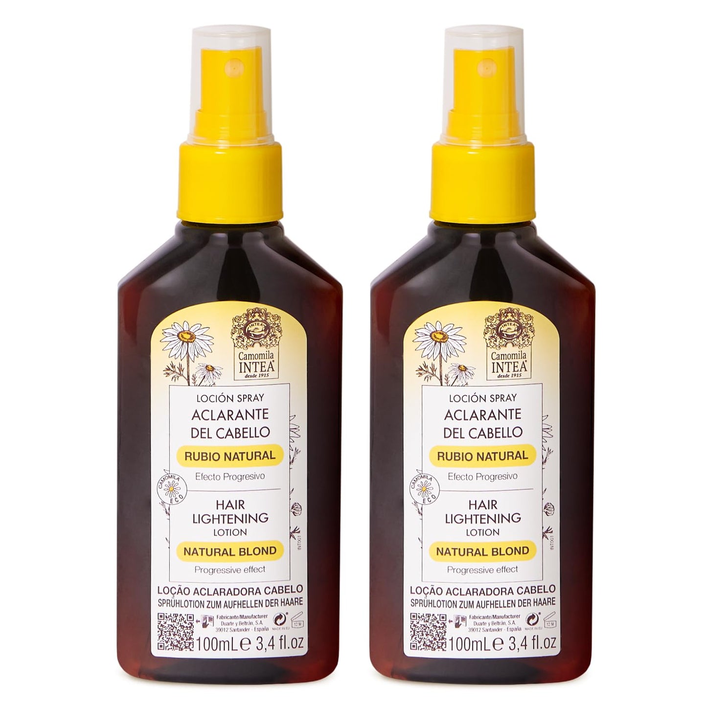 Camomila Intea Natural Blonde Hair Lightener Spray for Radiance