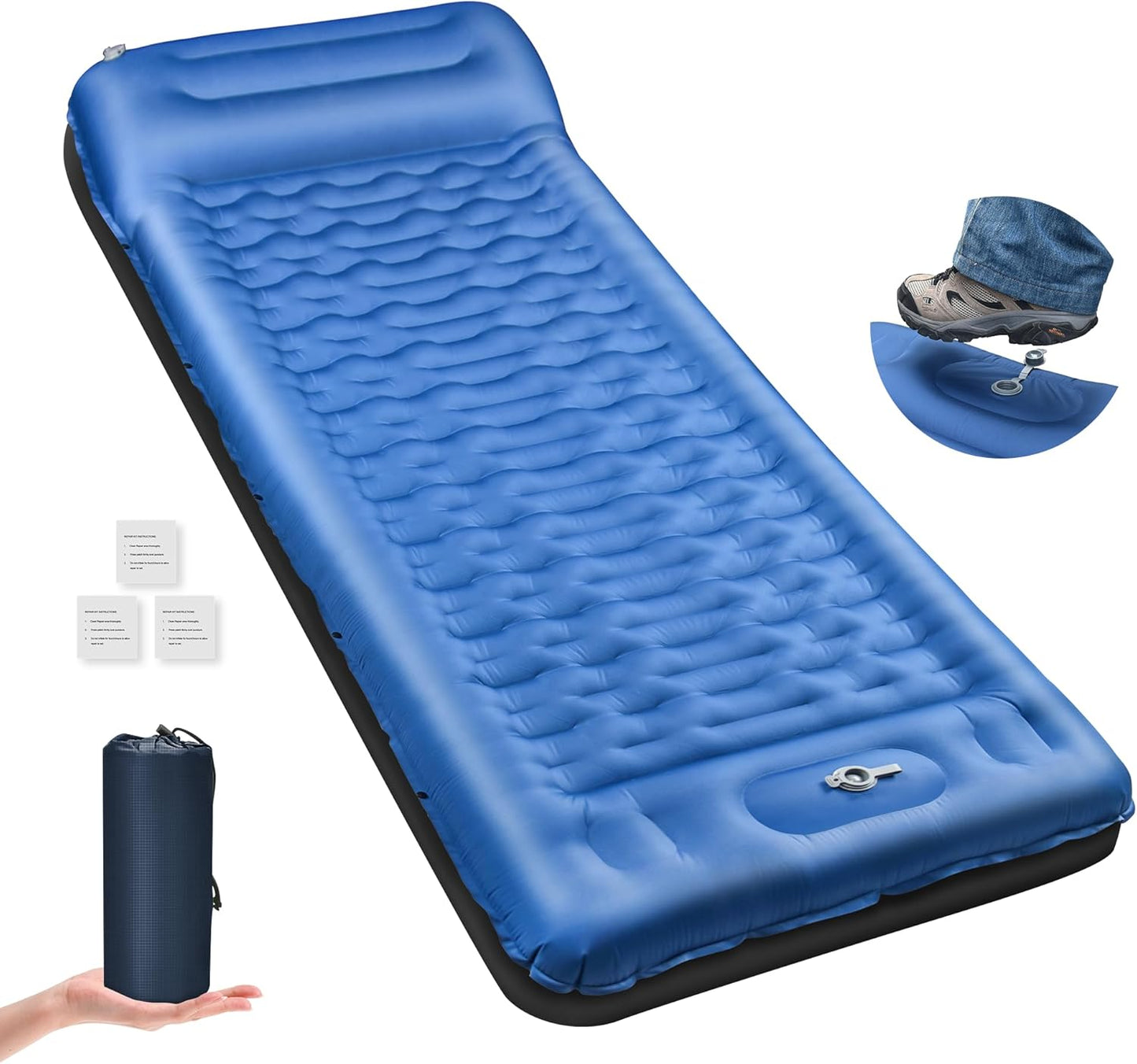Camping Sleeping Pad with Built-in Pump for Ultimate Comfort