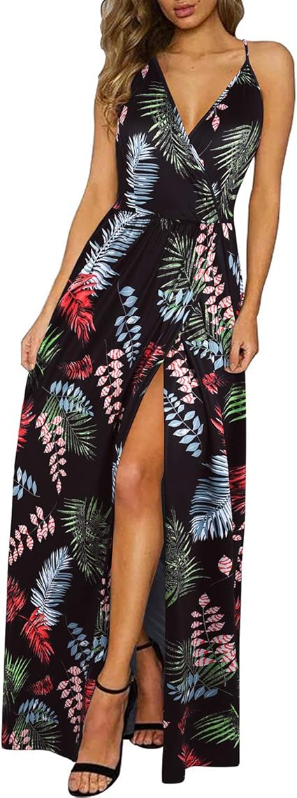 II ININ Women's 2023 Maxi Sundresses for Summer Beach Style