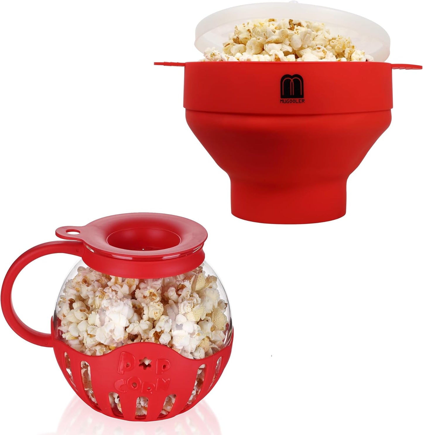 Fast & Easy Popcorn Making Kit - BPA-Free & Dishwasher Safe