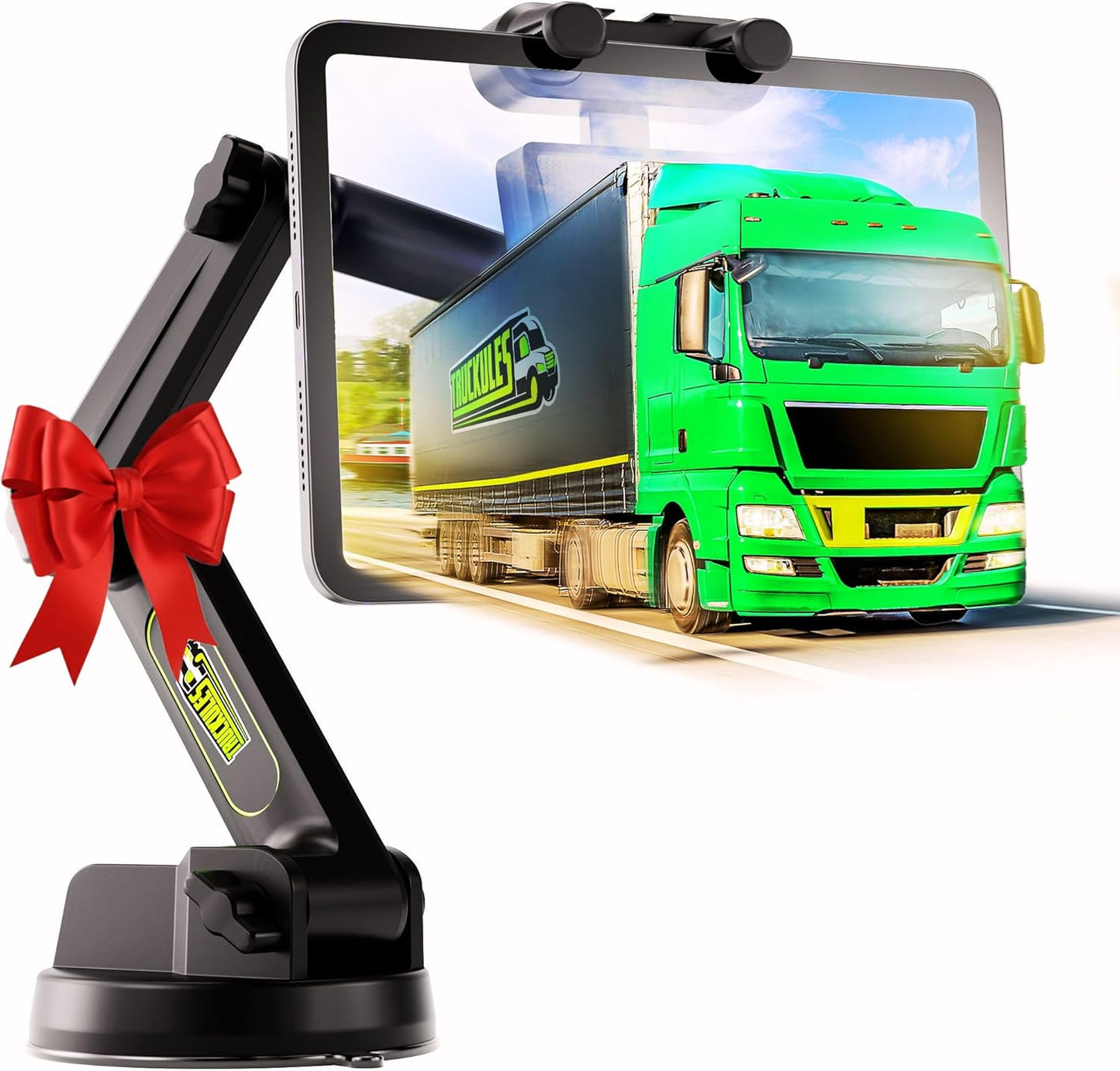 Tablet Holder for Truck with Heavy Duty Suction Cup Mount