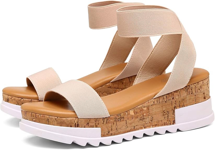 katliu Women's Wedge Platform Sandals for Comfort and Style