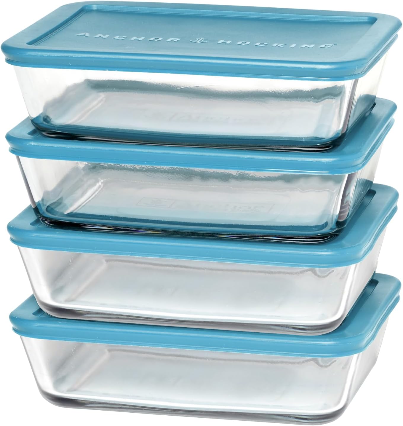 Anchor Hocking SnugFit Rectangular Food Storage Containers Set