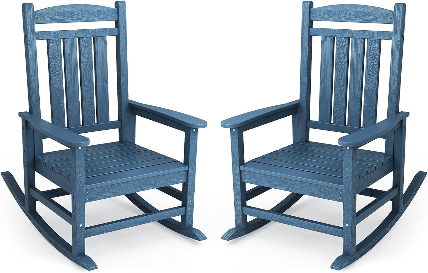 Oversized Patio Rocking Chair Set of 2 for Ultimate Comfort