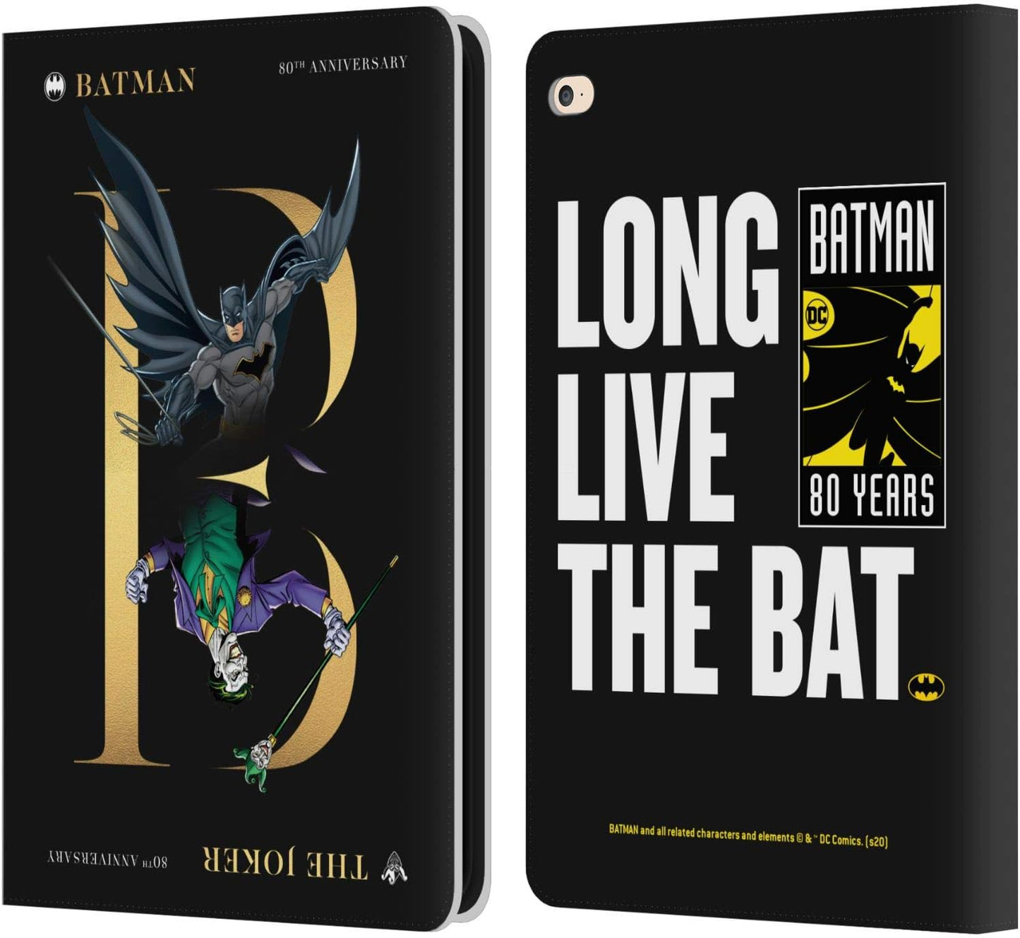 Batman DC Comics Joker Rivalry Leather Wallet Case for iPad Air 2