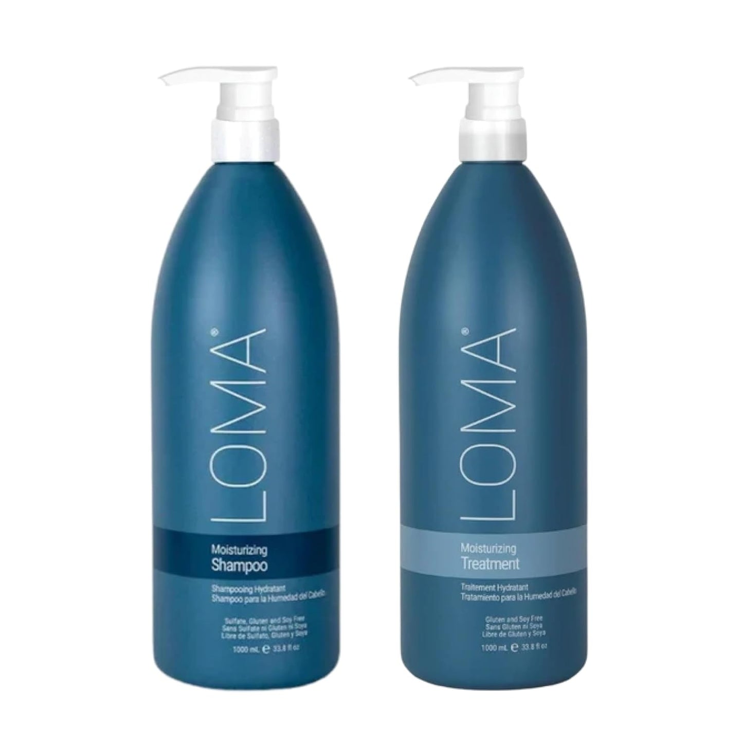 Loma Hair Care Moisturizing Shampoo & Treatment Duo for Soft Hair