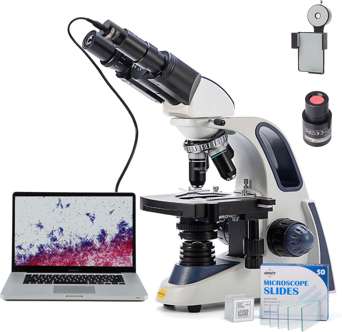SWIFT SW380B Binocular Compound Microscope for Students and Labs