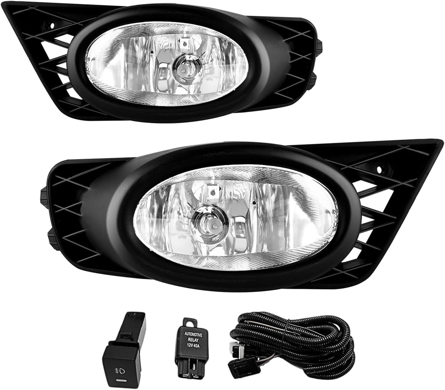 Fog Lights for 2009 2010 2011 Civic Sedan - Waterproof Design