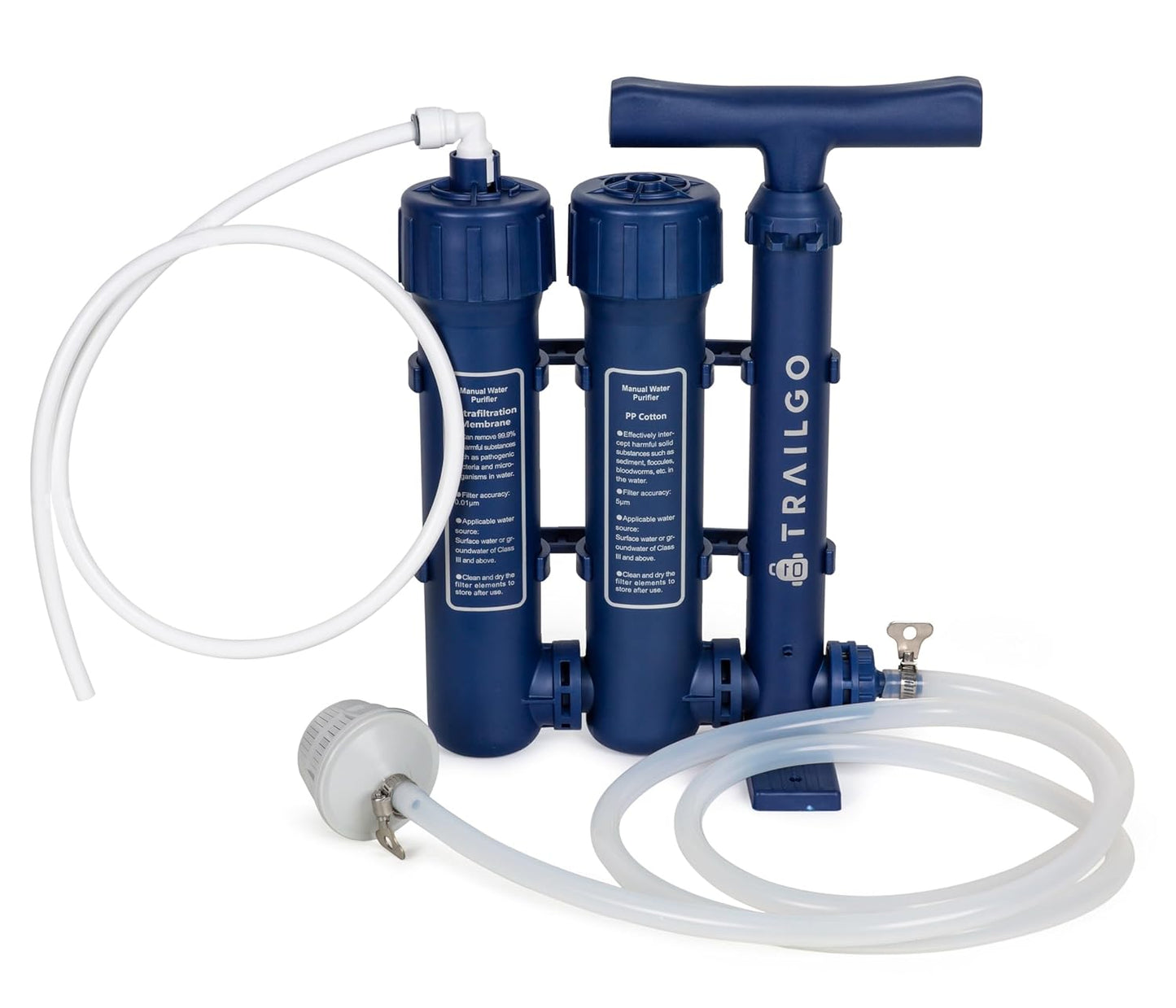 TRAILGO Pro Water Purifier - High-Volume Survival Filter
