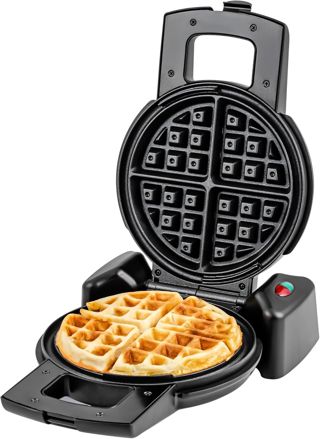 OVENTE Belgian Waffle Maker - 180 Rotating Non-Stick Plates