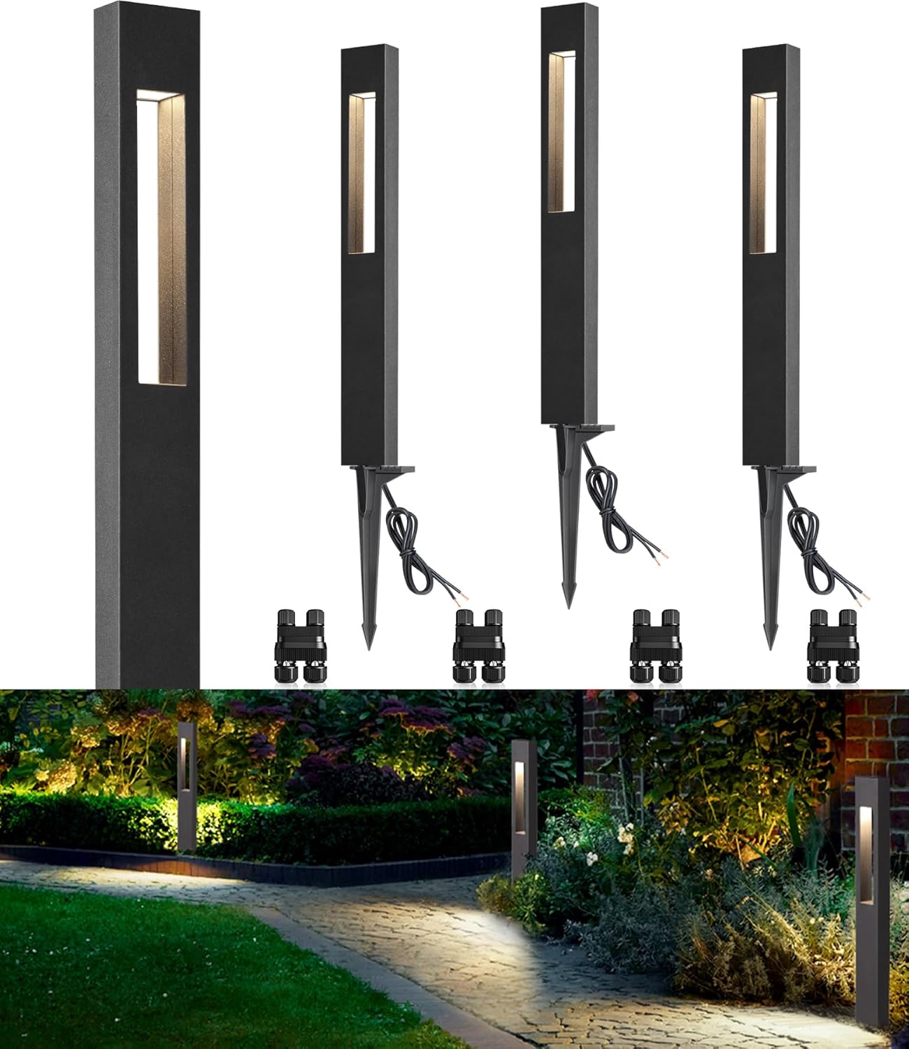 3W Low Voltage Pathway Lights for Outdoor Landscape Lighting