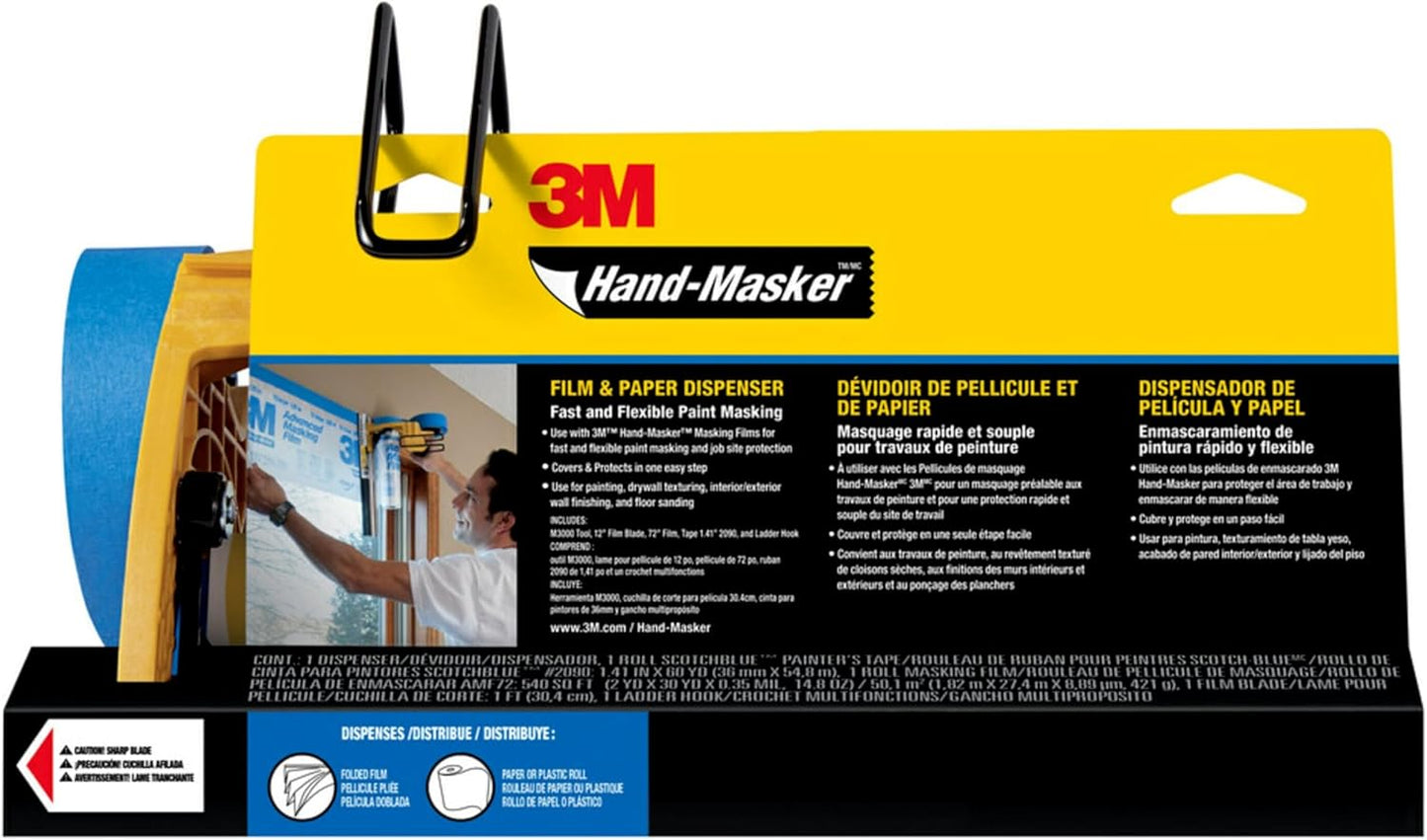 3M Hand-Masker M3000 Tool for Effortless Painting Prep