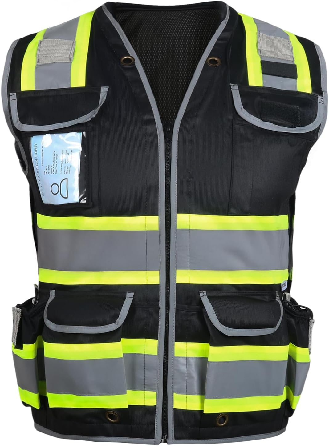 HYCOPROT Reflective Safety Vest Class 2 for High Visibility Work
