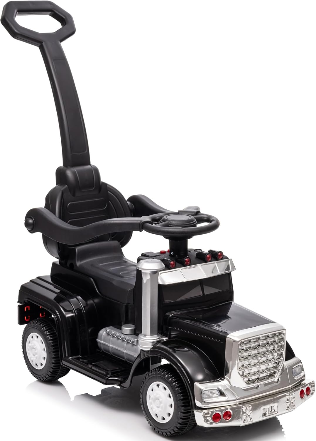 3-in-1 Ride on Push Car for Toddler with Handle and Lights