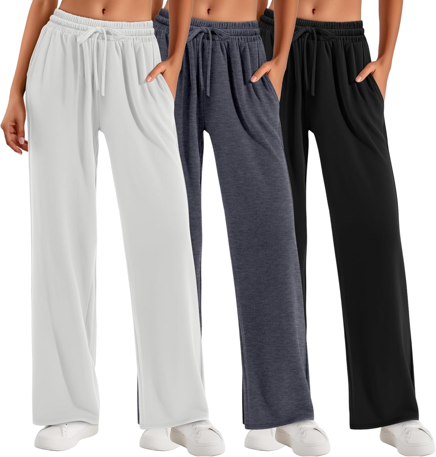 Neer Women's Baggy Sweatpants with Pockets for Cozy Comfort