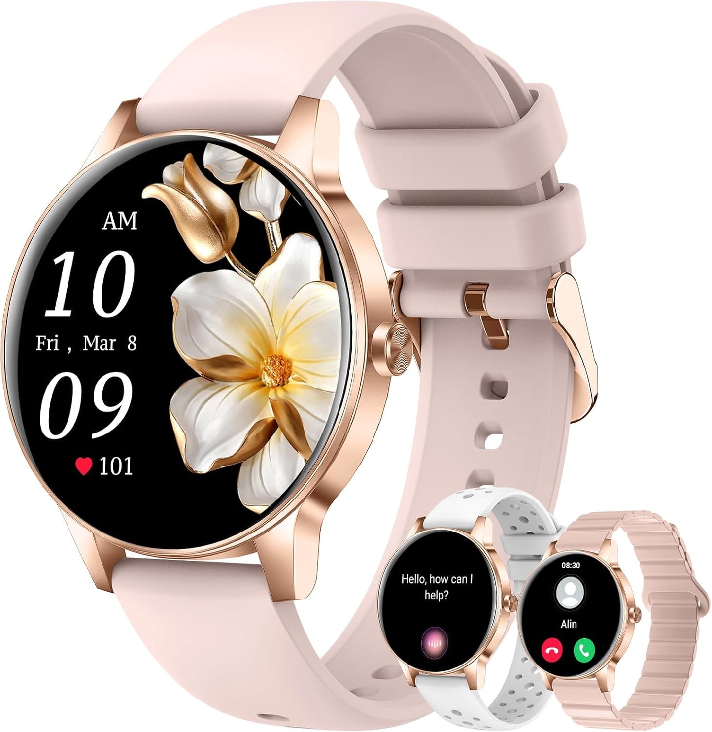 Smart Watch for Women with 1.27 HD Screen and 130+ Modes