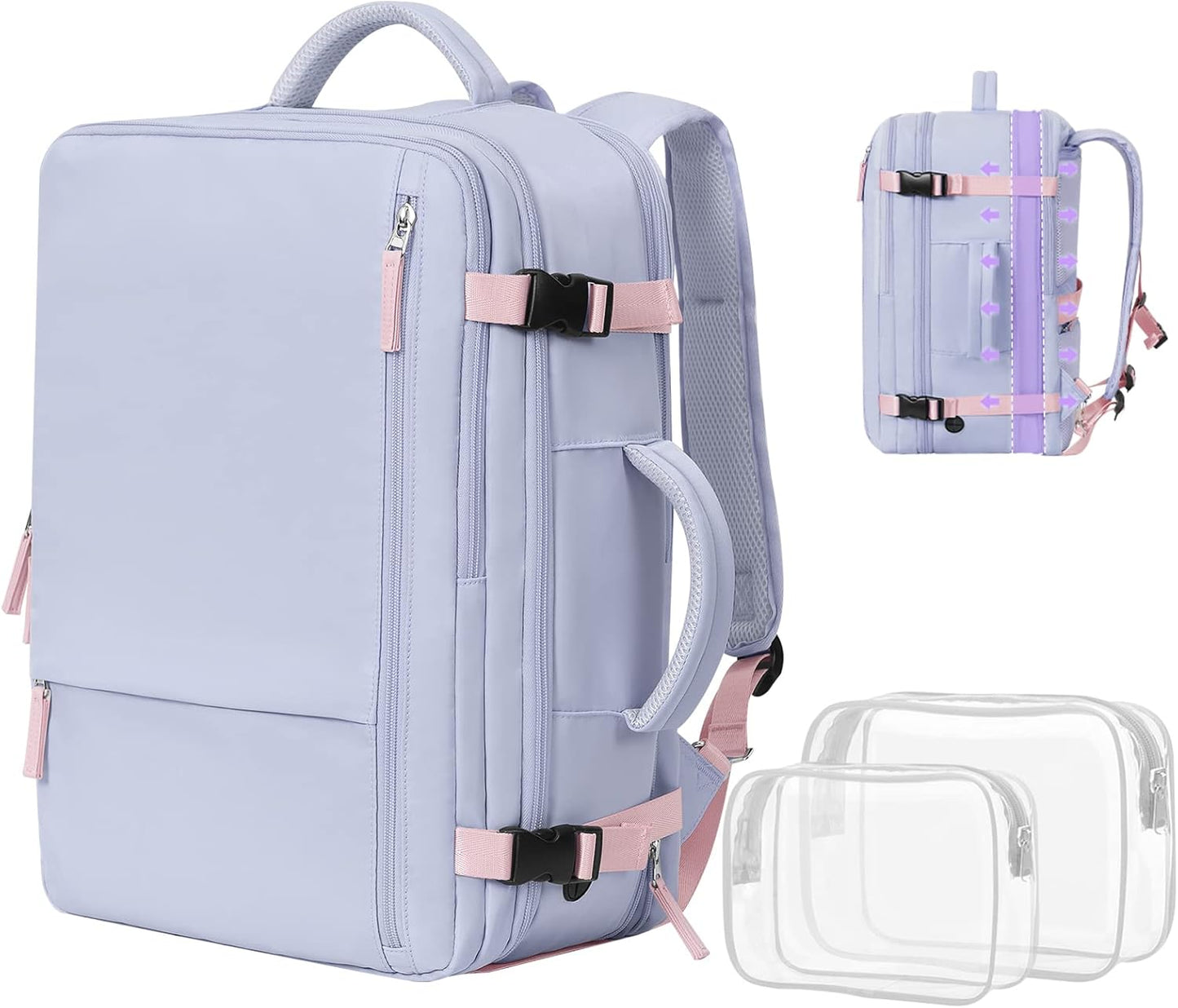 Travel Backpack for Women - Airline Approved Carry On Luggage
