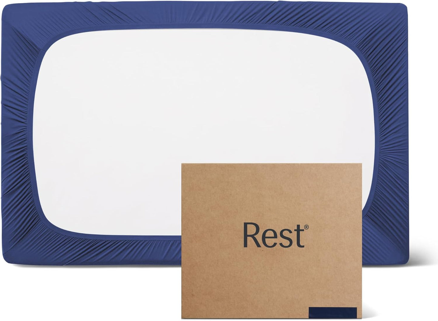 Evercool+ Fitted Sheet for Twin Size, Midnight Blue, 13in Deep