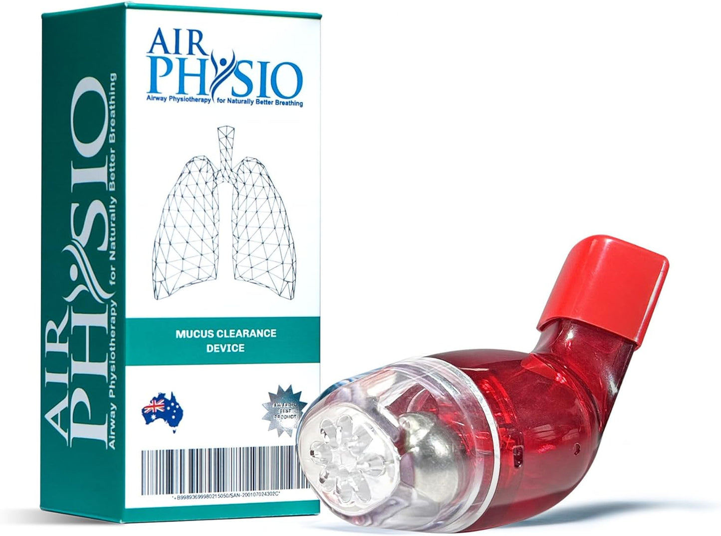 AirPhysio Portable Breathing Trainer for Better Lung Health