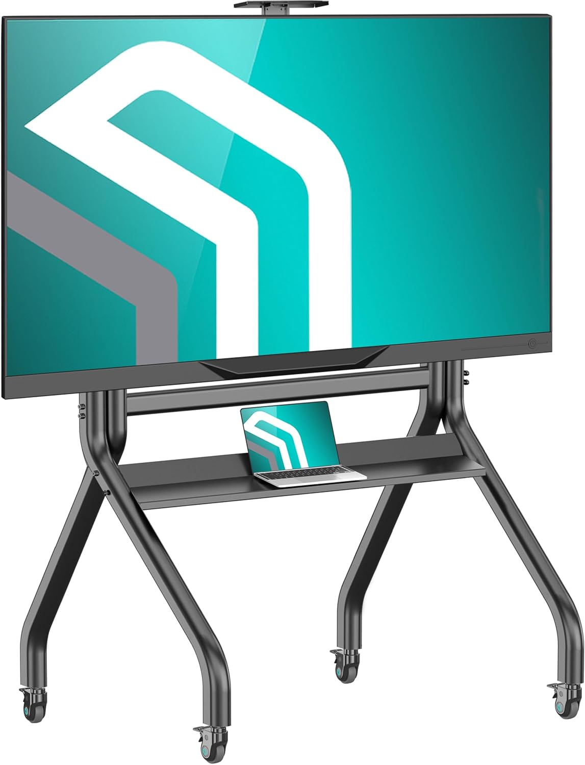 ONKRON Heavy Duty TV Stand - Height Adjustable & Portable
