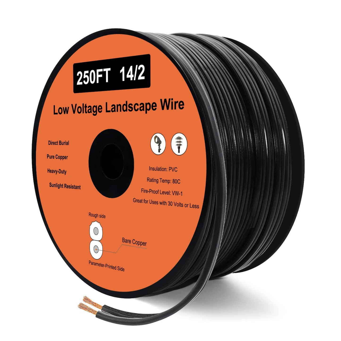 14/2 Low Voltage Landscape Wire for Outdoor Lighting Needs